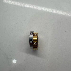 Elegant Gold and Silver Women's Ring